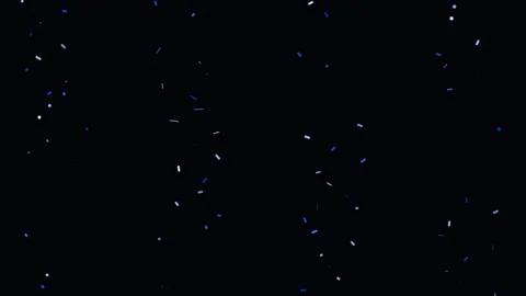 Blue Confetti Stream Multi Source Loop Background Stock Footage 342608099