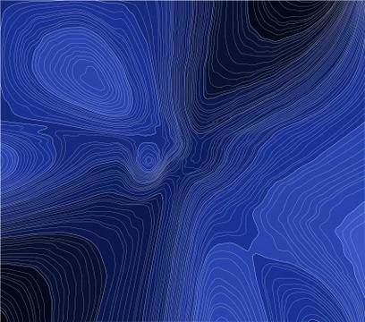 Blue contours Stock Illustration