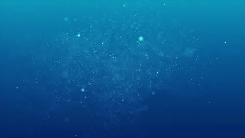 Blue Cool Particles Are Moving Slowly 스톡 동영상 201827447