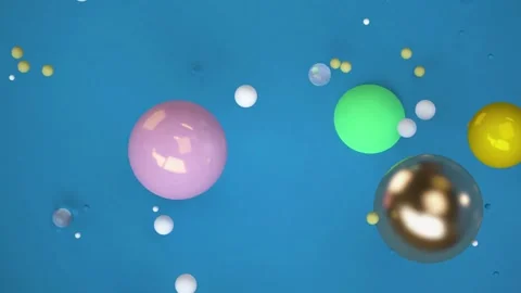 Blue coral polyps move gently in the underwater current Video stock 333113787