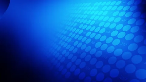 Blue Corporate Grid Numbers Background with Dimming Dot Matrix Textures Stock Footage 337532215