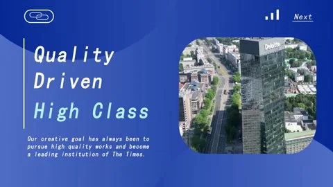 Blue Corporate Presentation Стоковые After Effects