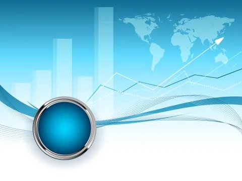 Blue corporate vector frame. eps10 Stock Illustration