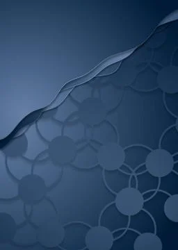 Blue corporate wavy background with pattern Stock Illustration