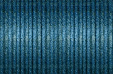 Blue corrugated textured background with vertical stripes, soft fabric-like.. イラスト素材