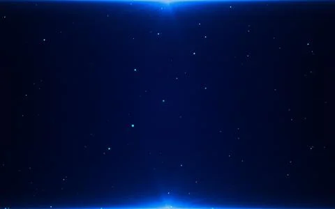 Blue cosmic landscape Illustrazione stock