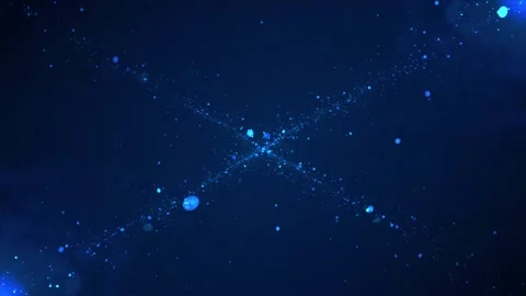 Blue Cosmic Particle Background with Floating Light Dust and Deep Space Energy 스톡 동영상 337841318