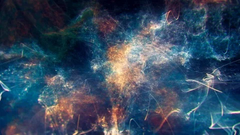 Blue Cosmic Particles 库存影片 96383840