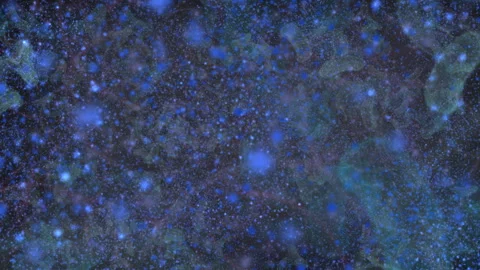 Blue Cosmic Particles Nebula Background, Abstract Starry Galaxy Stock Footage 334713220