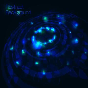Blue cosmos abstract background 스톡 일러스트