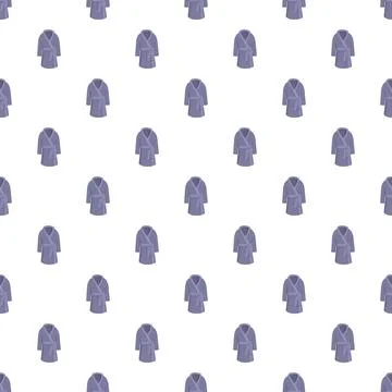 Blue cotton bathrobes repeating pattern background design イラスト素材