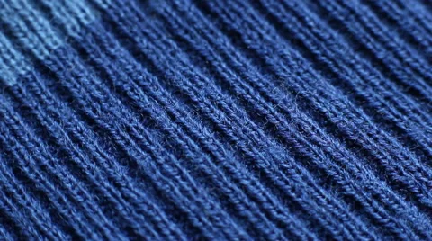 Blue Cotton Fabric Stock Footage 42940902