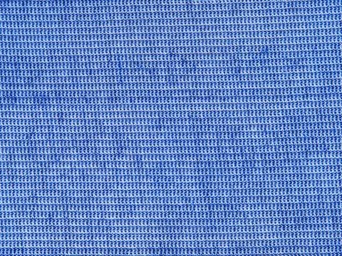 The blue cotton fabric texture pattern. Stock Photos