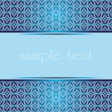 Blue cover design Stock Illustration