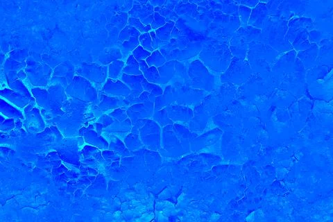 Blue Cracked Earth Texture Stock Illustration