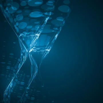 Blue creative background Stock Illustration