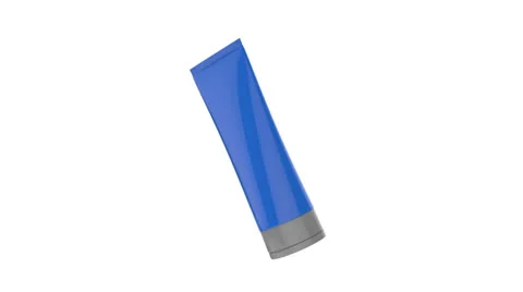 Blue creme package Stock Footage 22522667