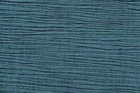 Blue crinkled material background texture Stock Photos