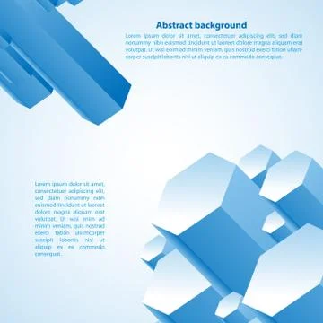 Blue cristal. vector illustration for your business presentation Illustrazione stock