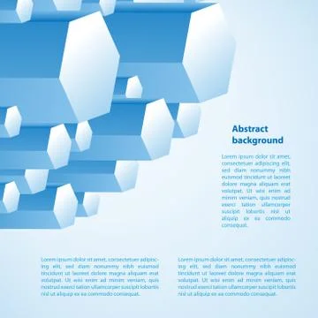 Blue cristal. vector illustration for your business presentation イラスト素材