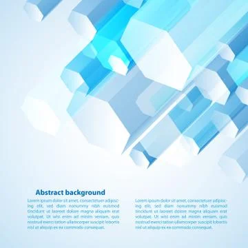 Blue cristal. vector illustration for your business presentation イラスト素材