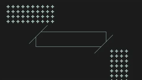 Blue crosses and lines pattern 動画素材 168817898