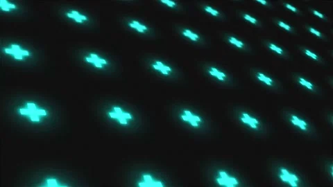 Blue Crosses Elements Animation.  Stock Footage 219806095