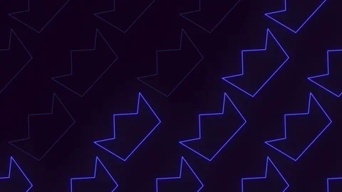 Blue crows elements design element on dark background Stock Footage 279609880