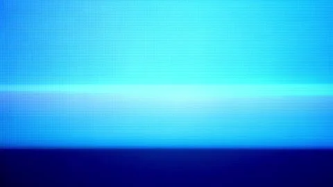 Blue CRT Screen Strobe Light Flashes With Scanlines 4 Video stock 347473557