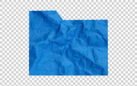 Blue Crumpled Paper Texture Background Stock Illustration