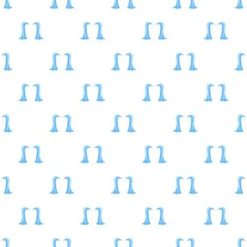 Blue crying emoji tears pattern cartoon style Illustrazione stock