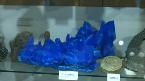 Blue crystal Stock Footage 51868058