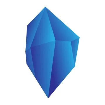 Blue crystal Stock Illustration
