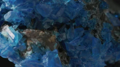 Blue crystal landscape Stock Footage 131453693