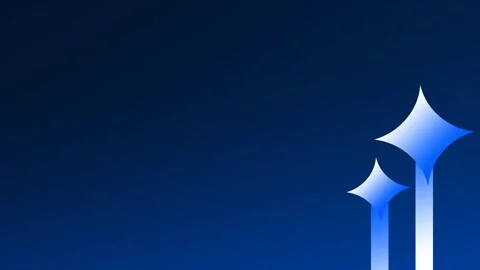 Blue crystal stars Stock Footage 335608822
