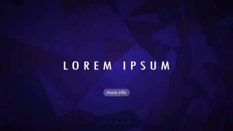 Blue crystal technology abstract vector background,cool geometry website temp Stock Illustration