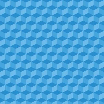 Blue cube collage background. Neatly arranged cube vector. editable vector Stock Illustration