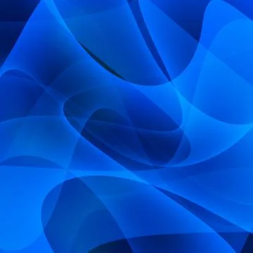 The blue cube Stock Illustration