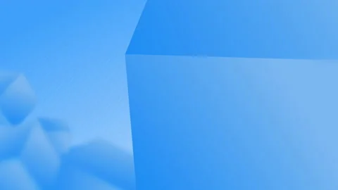 Blue Cube Loops Background Motion for Presentation or Advertising. Stock Footage 213827266
