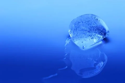 Blue cube Stock Photos