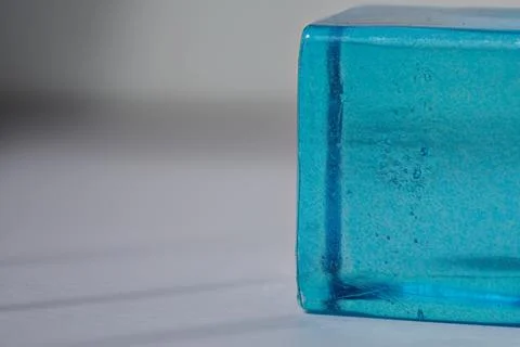 Blue cube Stock Photos