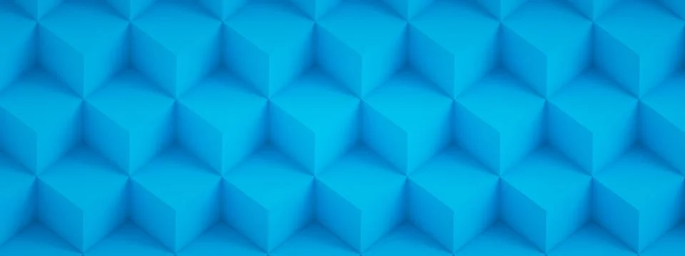 Blue cubes background Stock Photos