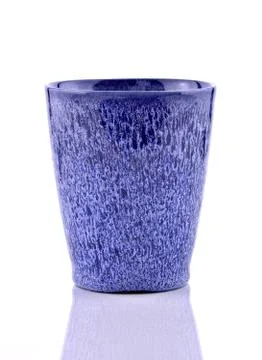 Blue cup Stock Photos