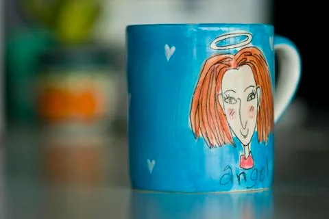 Blue Cup Stock Photos