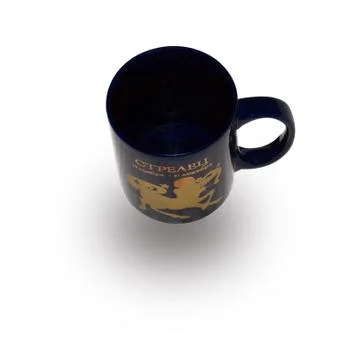 Blue cup Foto stock