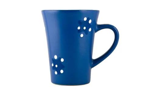 Blue cup Stock Photos