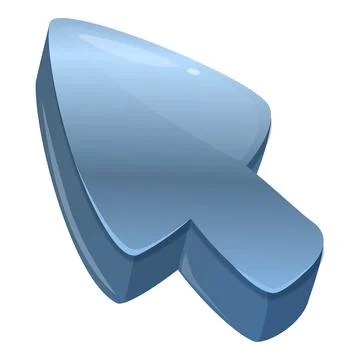 Blue cursor showing clicking pointing and selecting 스톡 일러스트