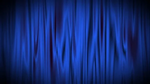 Blue curtain background | Stock Video | Pond5