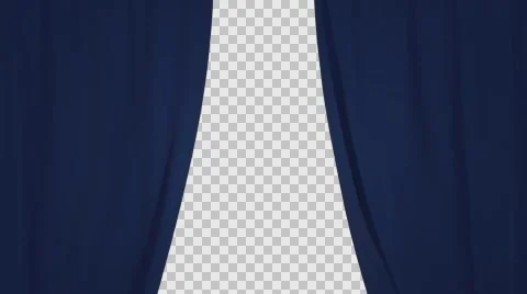 Blue Curtain Stock Footage 59871037