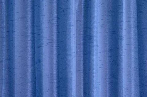 Blue curtain texture background Stock Photos